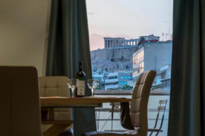 Bright 2 bedrooms apt. in the heart of Athens w stunning views to Acropolis